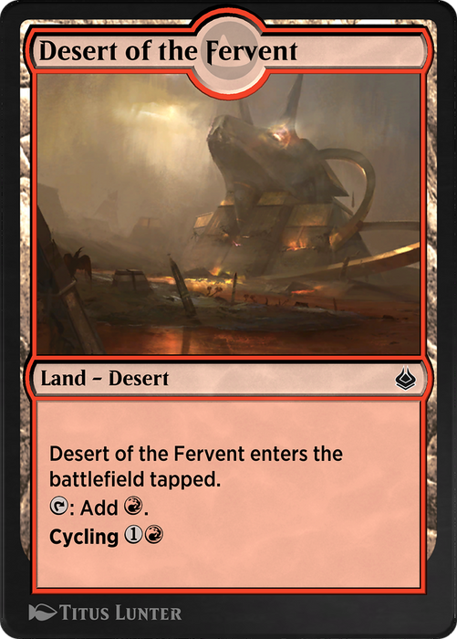 Desert of the Fervent (AKR-287) - common