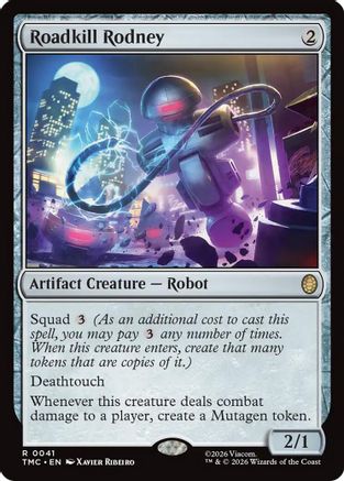 Roadkill Rodney (TMC-041) - rare - Foil