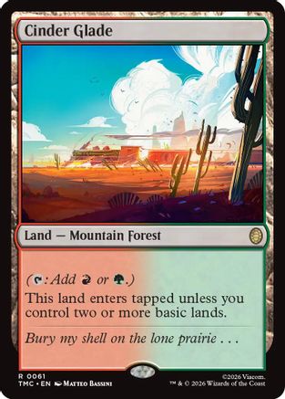 Cinder Glade (TMC-061) - rare