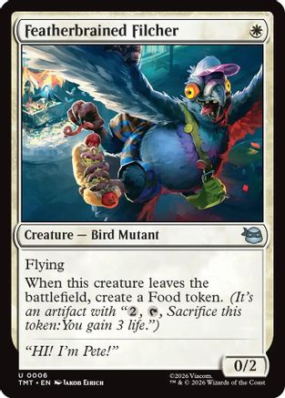 Featherbrained Filcher (TMT-006) - uncommon - Foil