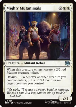 Mighty Mutanimals (TMT-021) - uncommon - Foil