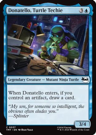 Donatello, Turtle Techie (TMT-037) - common