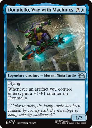 Donatello, Way with Machines (TMT-038) - uncommon