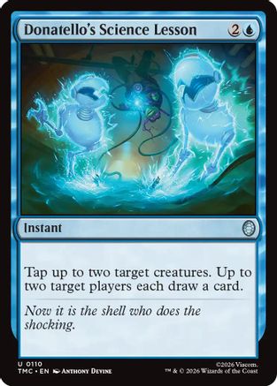 Donatello's Science Lesson (TMC-110) - uncommon