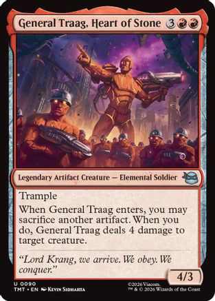 General Traag, Heart of Stone (TMT-090) - uncommon - Foil