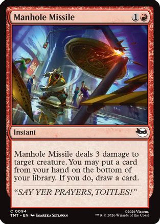 Manhole Missile (TMT-094) - common - Foil