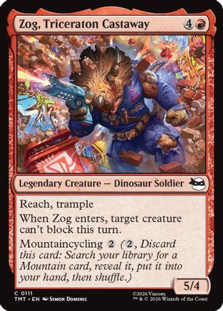 Zog, Triceraton Castaway (TMT-111) - common