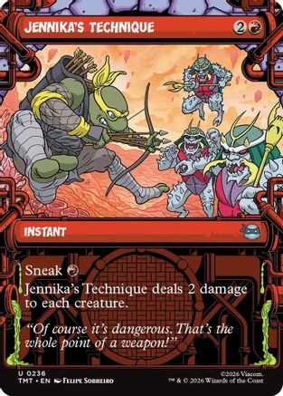 Jennika's Technique (Showcase) (TMT-236) - uncommon - Foil