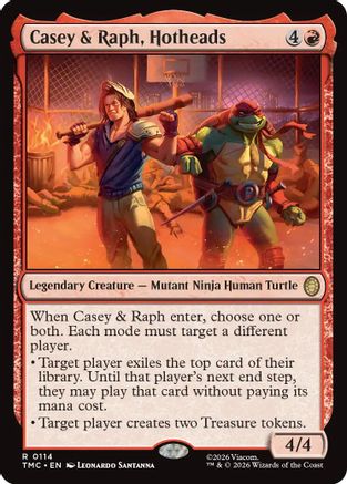 Casey & Raph, Hotheads (TMC-114) - rare