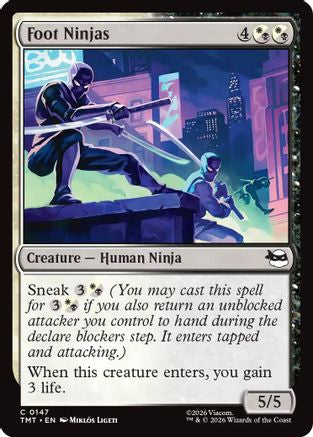 Foot Ninjas (TMT-147) - common - Foil