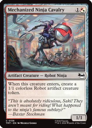 Mechanized Ninja Cavalry (TMT-156) - common