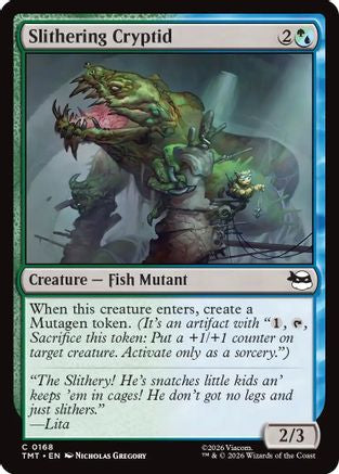 Slithering Cryptid (TMT-168) - common - Foil