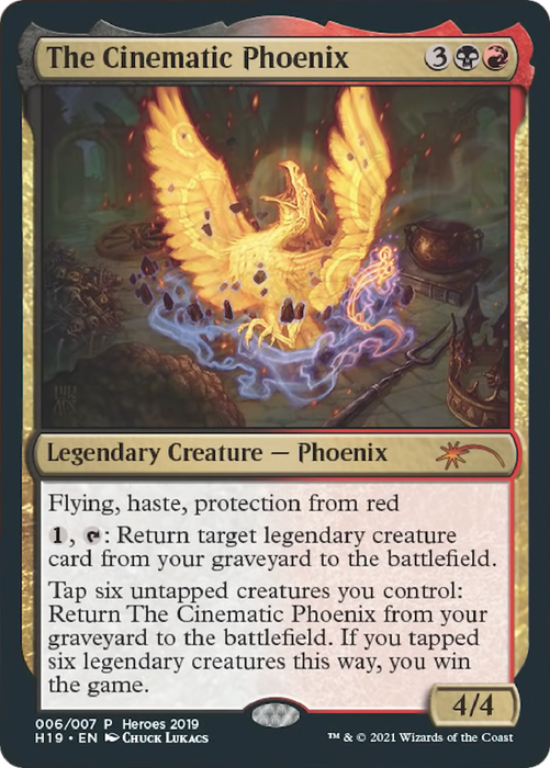 The Cinematic Phoenix (HTR19-006) - mythic - Foil