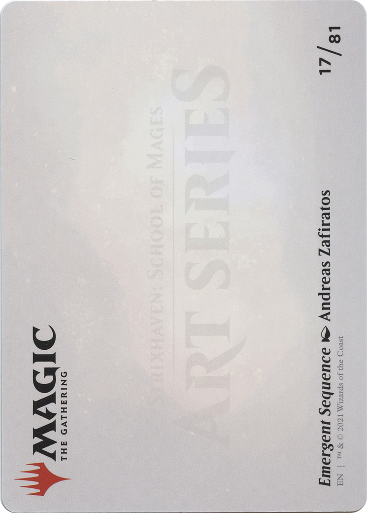 Emergent Sequence // Emergent Sequence (ASTX-017) - common (Borderless) - Foil