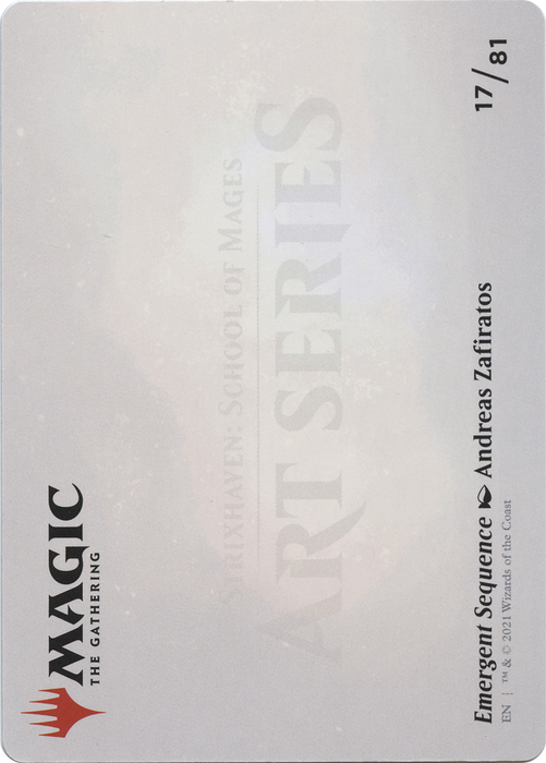 Emergent Sequence // Emergent Sequence (ASTX-017) - common (Borderless) - Foil