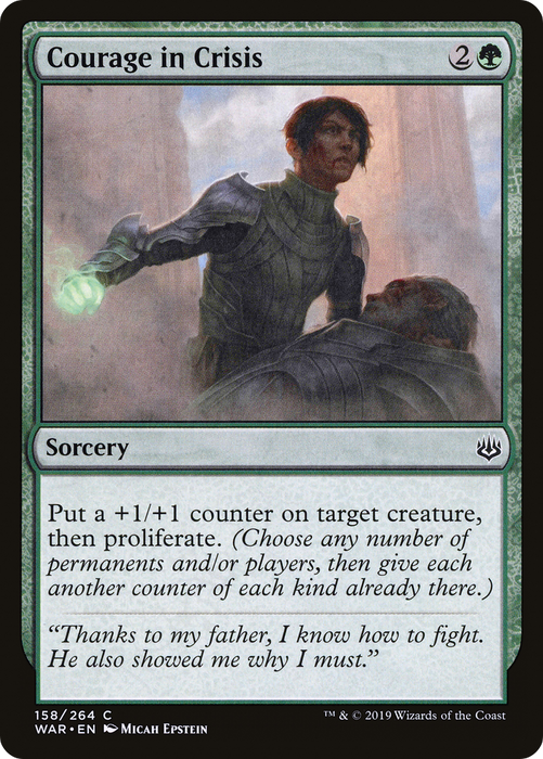 Courage in Crisis (WAR-158) - common - Foil