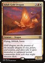 Adult Gold Dragon (AFR-216) - rare