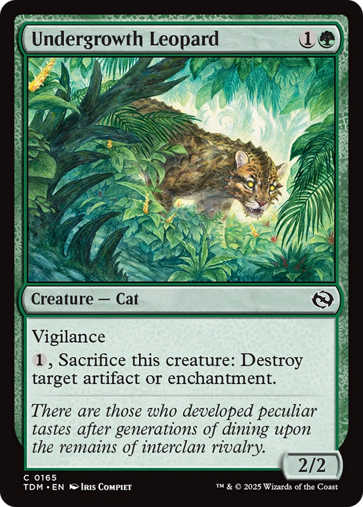 Undergrowth Leopard (TDM-165) - common - Foil