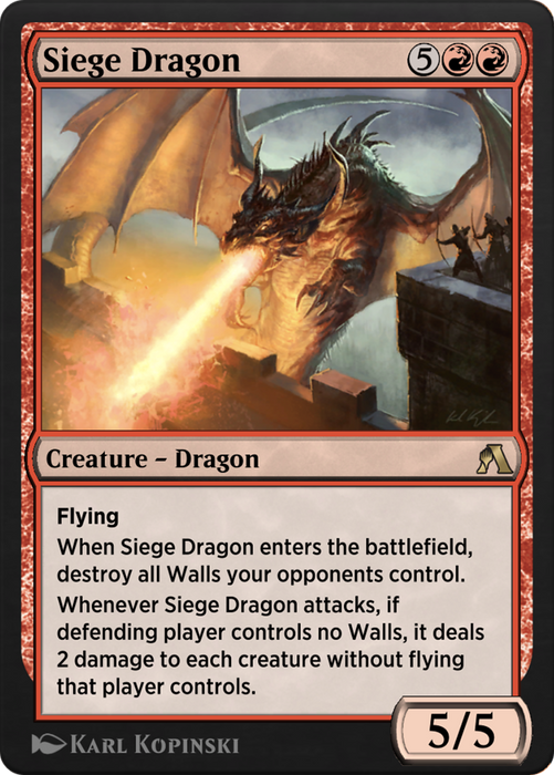 Siege Dragon (ANB-085) - rare