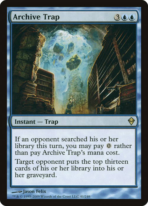 Archive Trap (ZEN-041) - rare - Foil