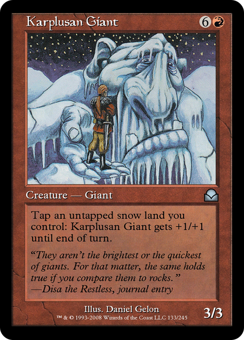 Karplusan Giant (ME2-133) - uncommon - Foil