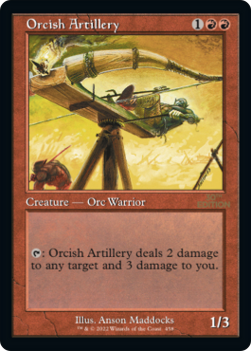 Orcish Artillery (30A-458) - uncommon