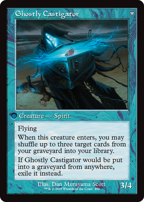 Covetous Castaway // Ghostly Castigator (INR-456) - uncommon: (tombstone)