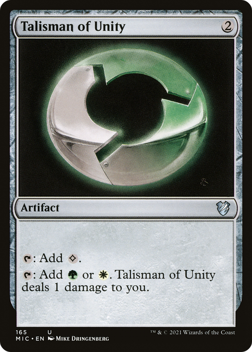Talisman of Unity (MIC-165) - uncommon