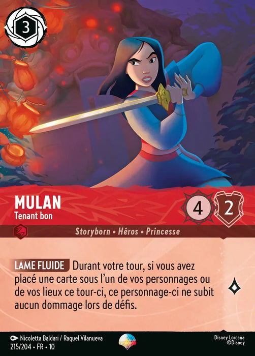 Mulan - Tenant bon (Épique) (215/204) - LDLP - Épique - Holofoil