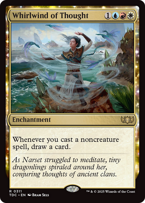 Whirlwind of Thought (TDC-311) - rare: (enchantment)