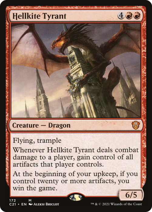 Hellkite Tyrant (C21-172) - mythic