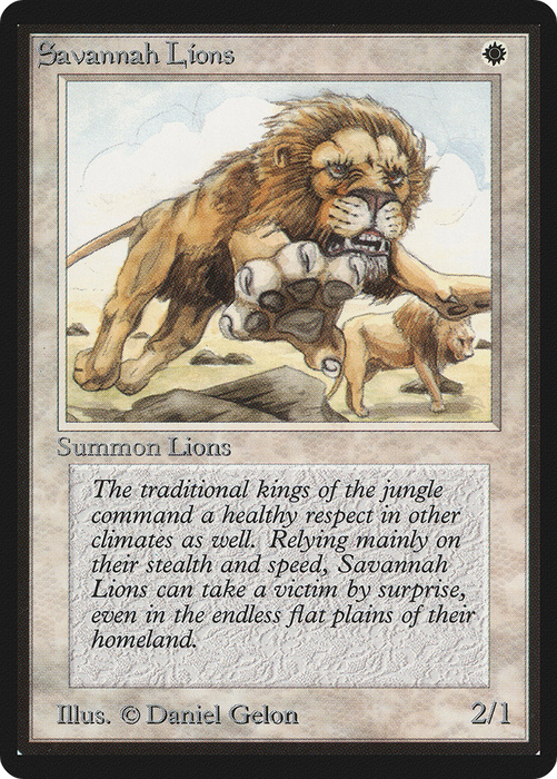 Savannah Lions (LEB-039) - rare