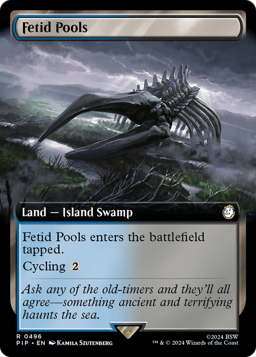 Fetid Pools (PIP-496) - rare: (Extended Art) - Foil