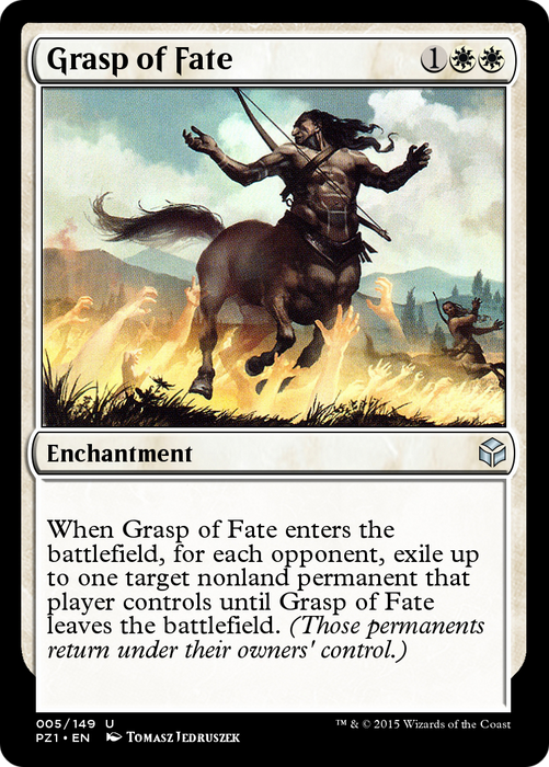 Grasp of Fate (PZ1-005) - uncommon - Foil