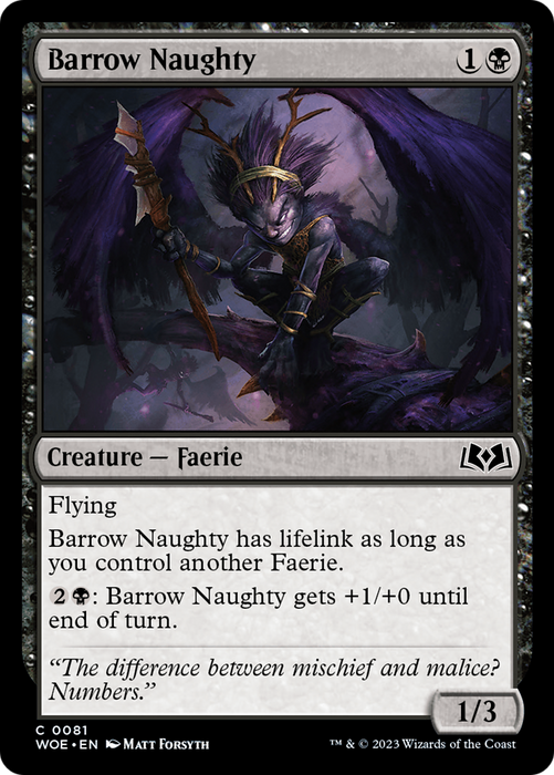 Barrow Naughty (WOE-081) - common