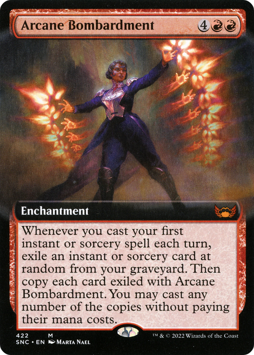 Arcane Bombardment (SNC-422) - mythic: (Extended Art) - Foil