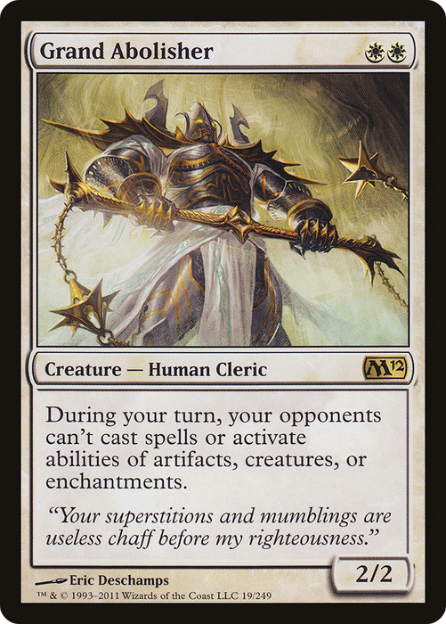 Grand Abolisher (M12-019) - rare - Foil