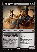 Murderous Rider // Swift End (DRC-045) - rare