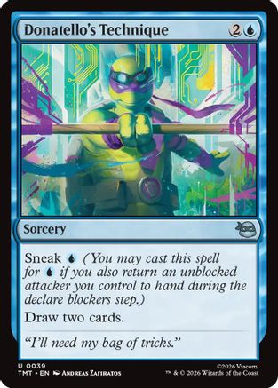 Donatello's Technique (TMT-039) - uncommon - Foil