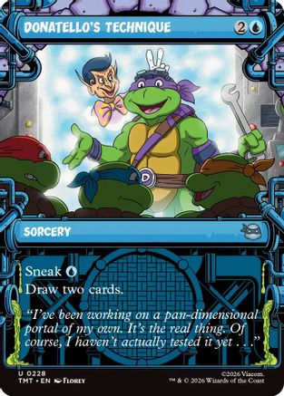 Donatello's Technique (Showcase) (TMT-228) - uncommon