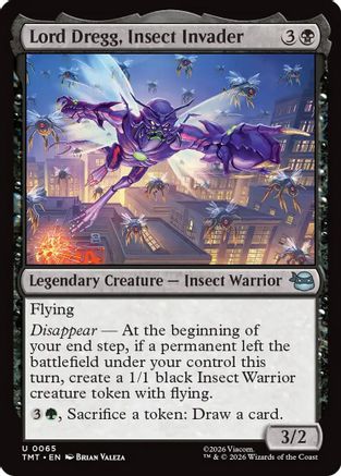 Lord Dregg, Insect Invader (TMT-065) - uncommon - Foil