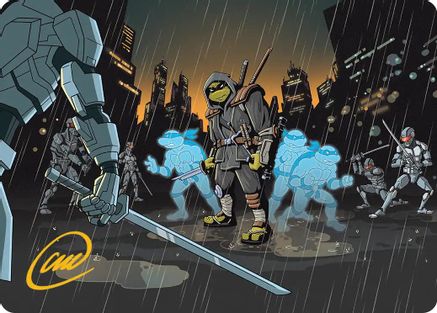 The Last Ronin's Technique Art Card (Gold-Stamped Signature) (ASTMT-023) - special