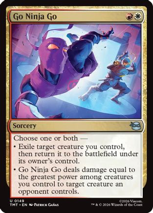 Go Ninja Go (TMT-149) - uncommon - Foil