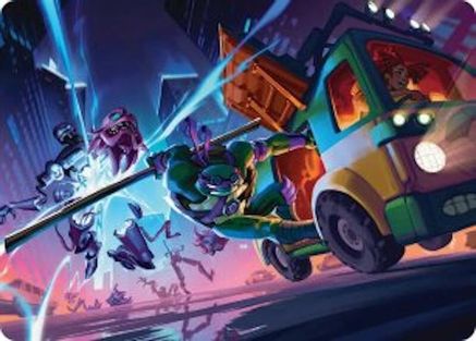 Donatello, Rad Scientist Art Card (ASTMT-047) - special