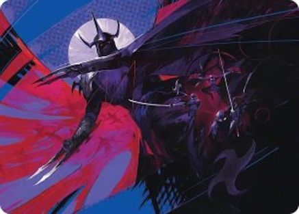 Shredder's Technique Art Card (Gold-Stamped Signature) (ASTMT-007) - special