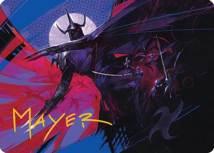 Shredder's Technique Art Card (ASTMT-007) - special