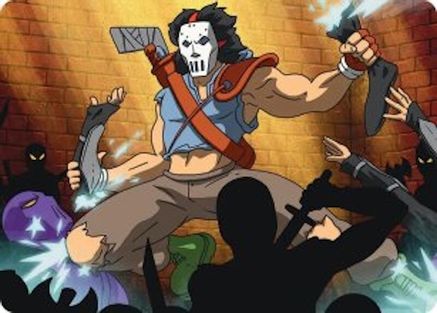 Casey Jones, Vigilante Art Card (ASTMT-028) - special