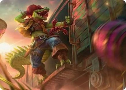 Leatherhead, Iron Gator Art Card (ASTMT-043) - special