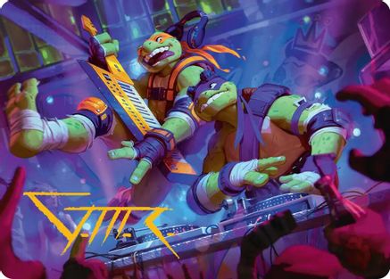 Mikey & Don, Party Planners Art Card (ASTMT-015) - special