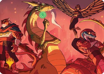North Wind Avatar Art Card (Gold-Stamped) (ASTMT-032) - special